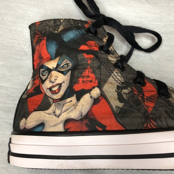 Harley Quinn DC x Converse Chuck Taylor size 7 Women’s - Picture 10 of 17